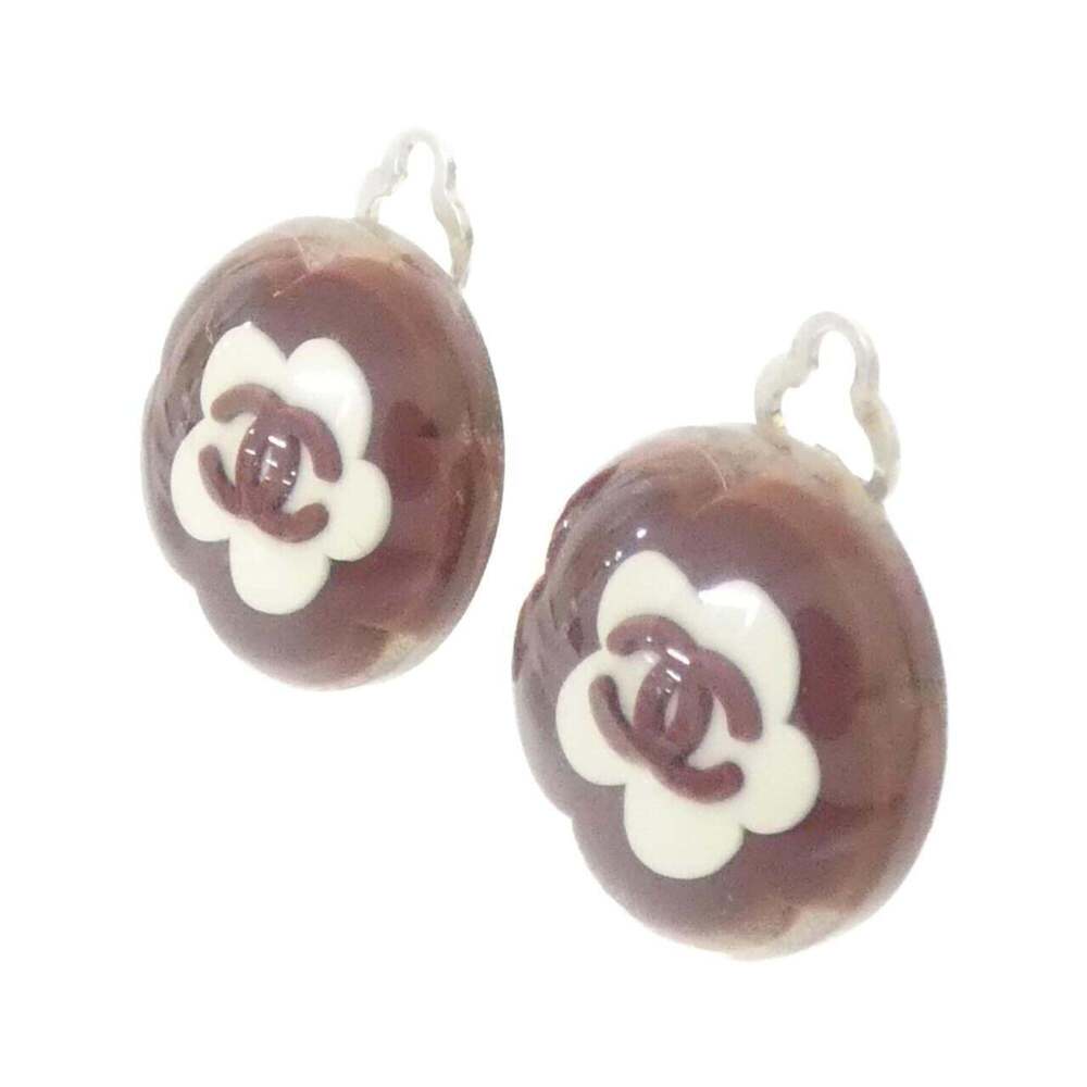 CHANEL Authentic Brown Earrings - Picture 2 of 4